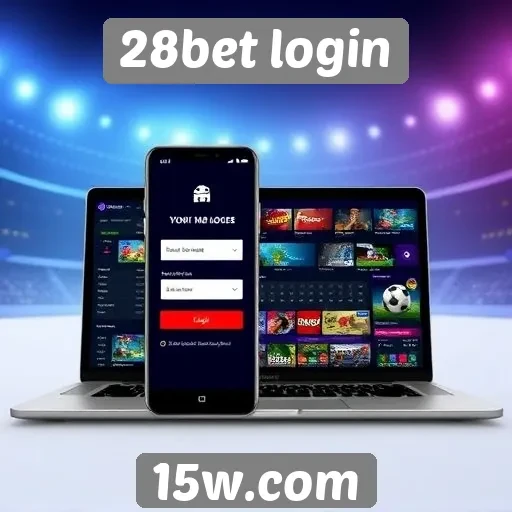 Comparativo entre login mobile e desktop do 28bet